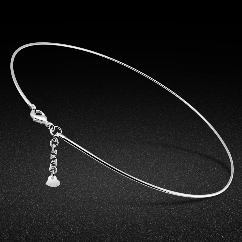925 Sterling Silver Chain Necklace Men - Kpop 925 Ayar Gümüş Gerdanlık Zincir