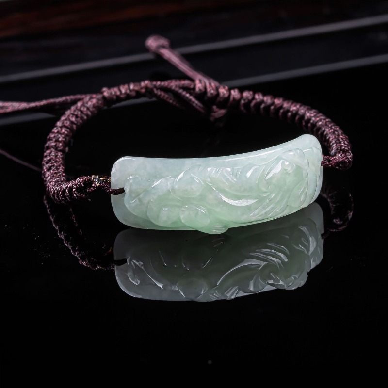Bracelets - Birmanya Jadeit Pixiu Bilezik Oyma El