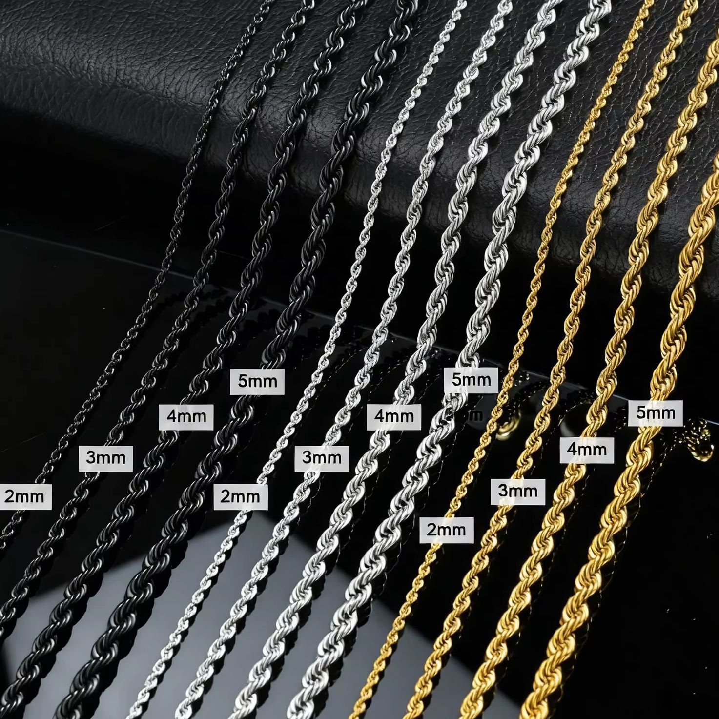 Cuban Link Chain 12Mm - Erkekler halatlar uzun kolye paslanmaz çelik