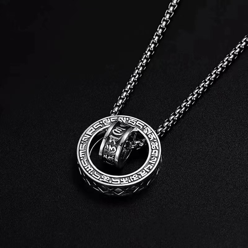 925 Sterling Silver Chain Necklace Men - 925 Ayar Gümüş Kolye Kolye Vintage
