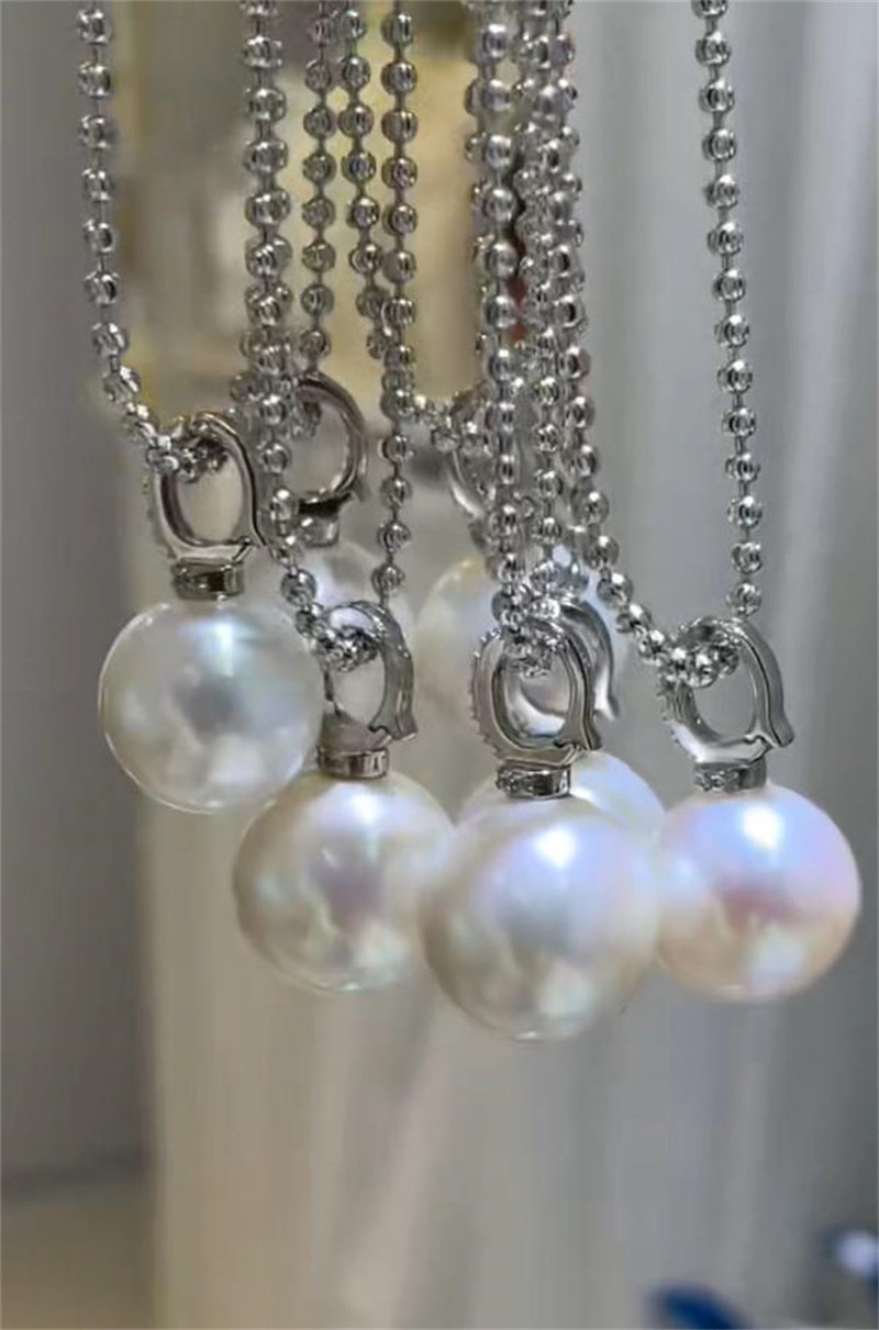 Pearl Choker Necklace Vintage - Klasik Zarif Doğal Beyaz Inci Chokers