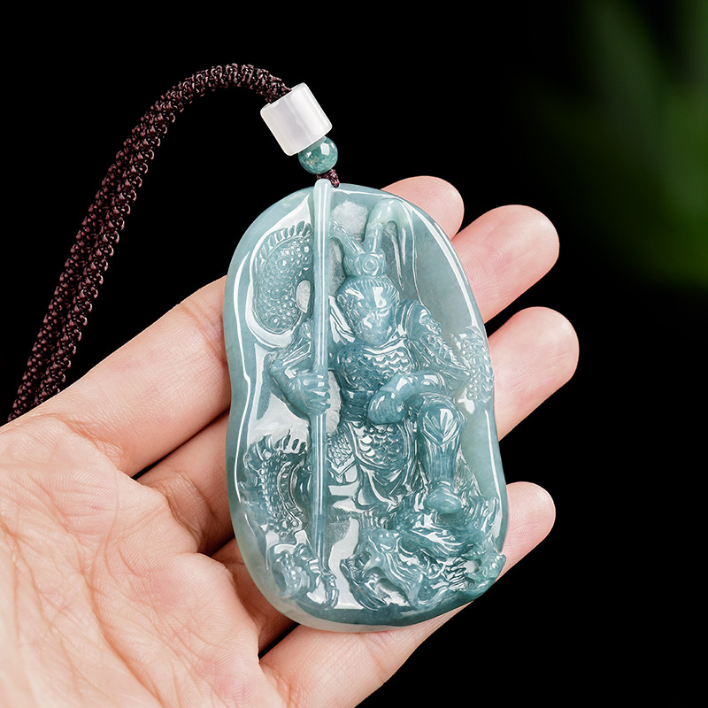 Necklaces - Birmanya Jadeit Maymun Kral Kolye Kolye