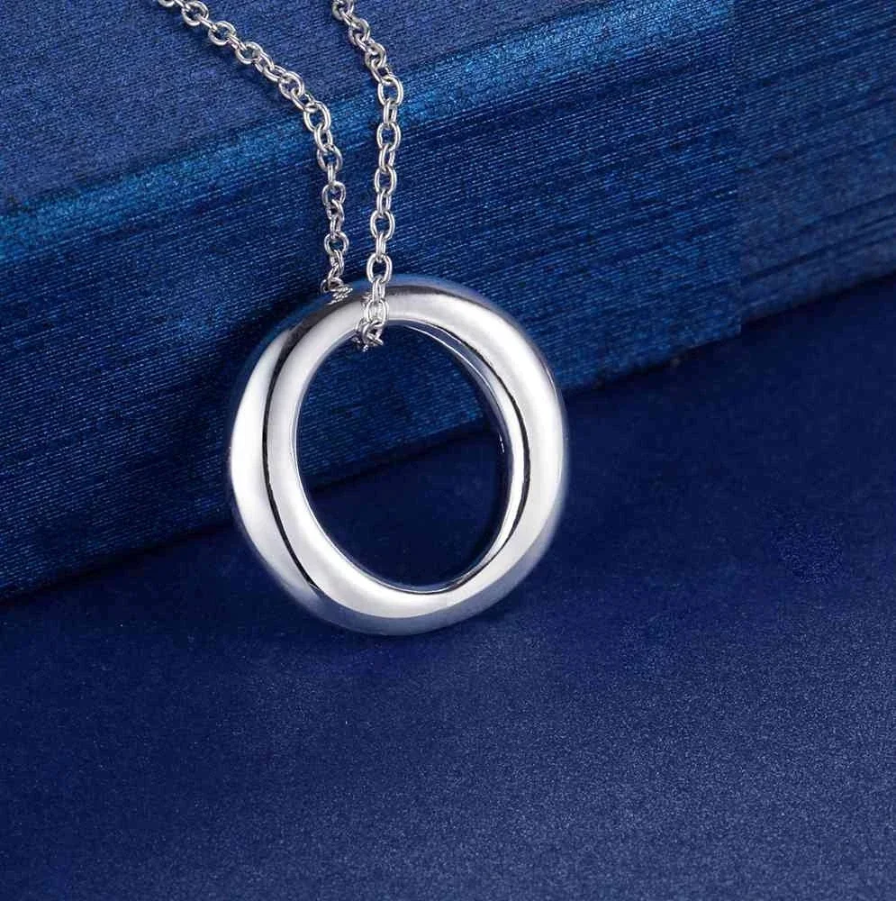 Sıcak 925 ayar gümüş basit O y - 925 Sterling Silver Chain Necklace Men incelemesi ve fiyatı