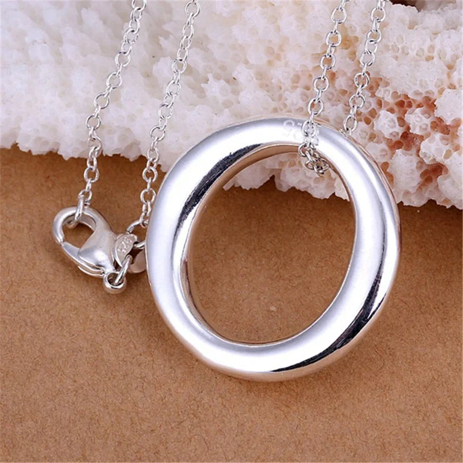 Sıcak 925 ayar gümüş basit O y - 925 Sterling Silver Chain Necklace Men incelemesi ve fiyatı