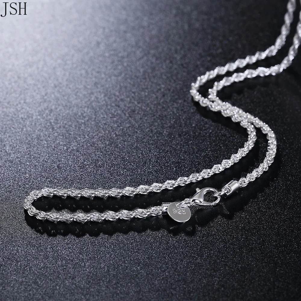 40-60 cm toptan 925 Ayar gümüş - 925 Sterling Silver Chain Necklace Men incelemesi ve fiyatı