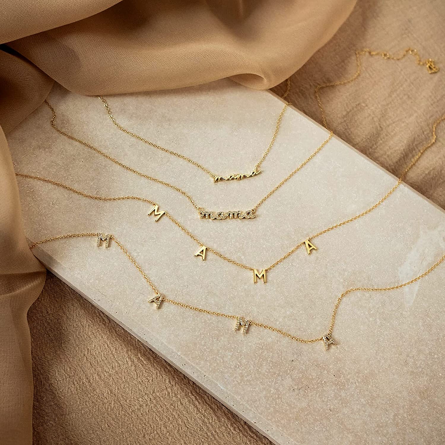 GD Toptan Zarif Hediye Kararma - Initial Letter Necklace 18K Gold incelemesi ve fiyatı