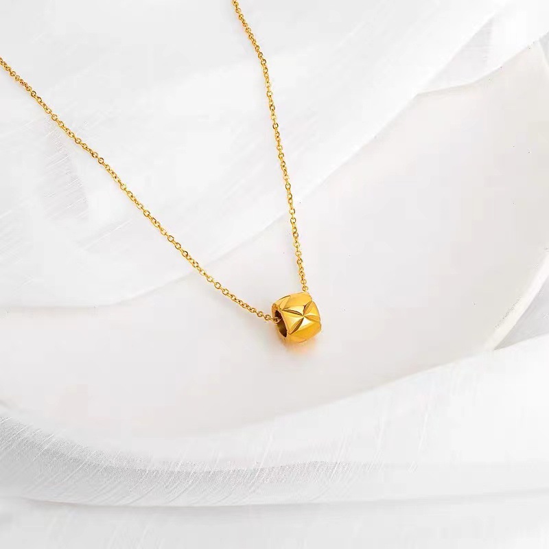 Lüks altın eşkenar dörtgen çap - Cross Pendant Necklace Gold incelemesi ve fiyatı