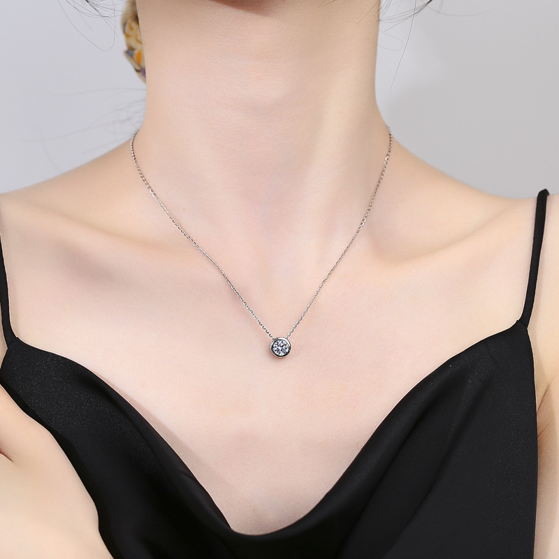 1 karat 2 karat 3 karat D VVS1 - 925 Sterling Silver Chain Necklace Men incelemesi ve fiyatı