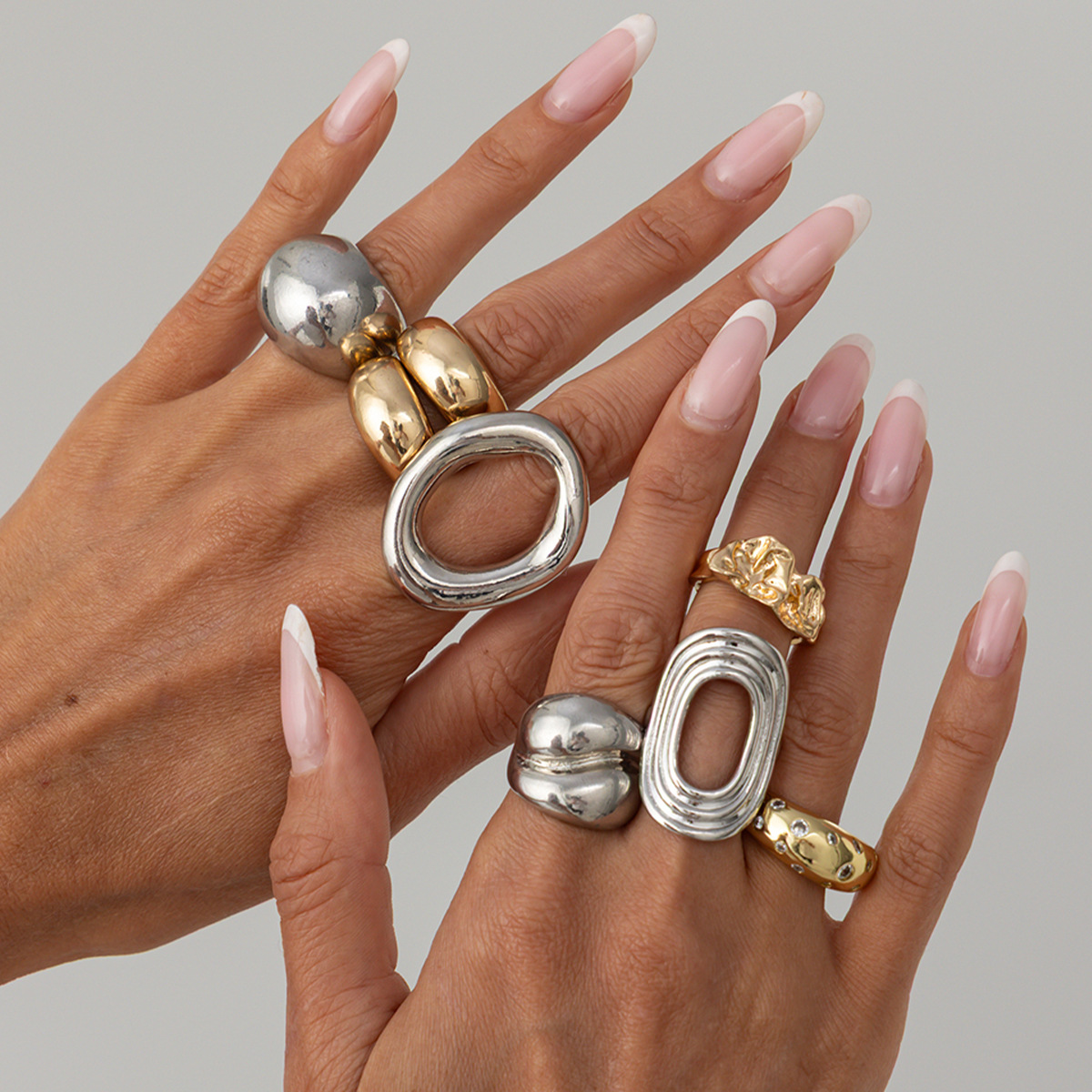 8'li Set Vintage Punk Altın Gü - Vintage Punk Knuckle Rings Set incelemesi ve fiyatı