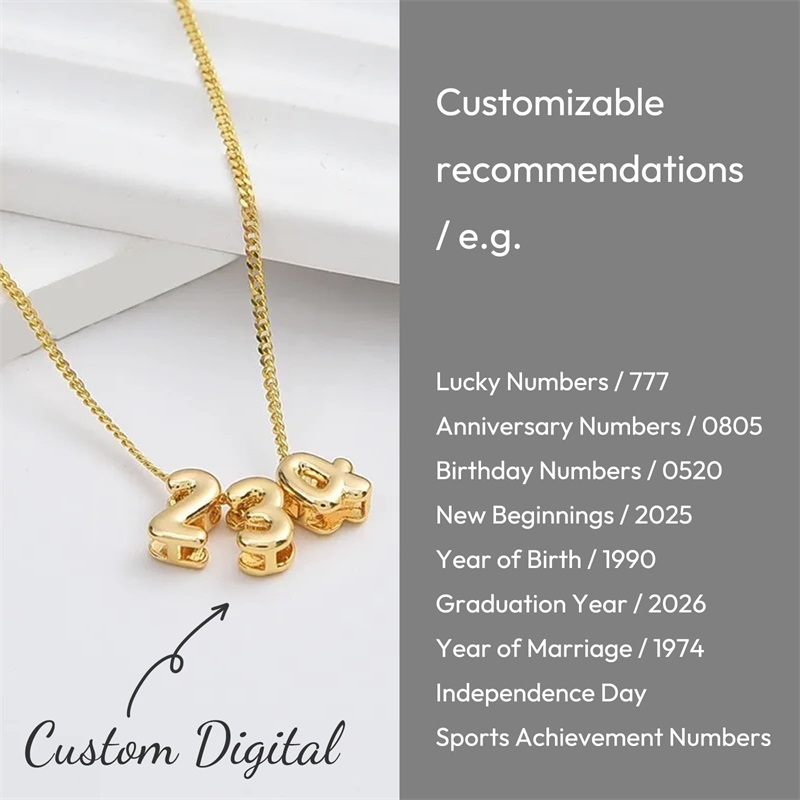 Kişiye Özel 3D Kabarcık Harfli - Initial Letter Necklace 18K Gold incelemesi ve fiyatı