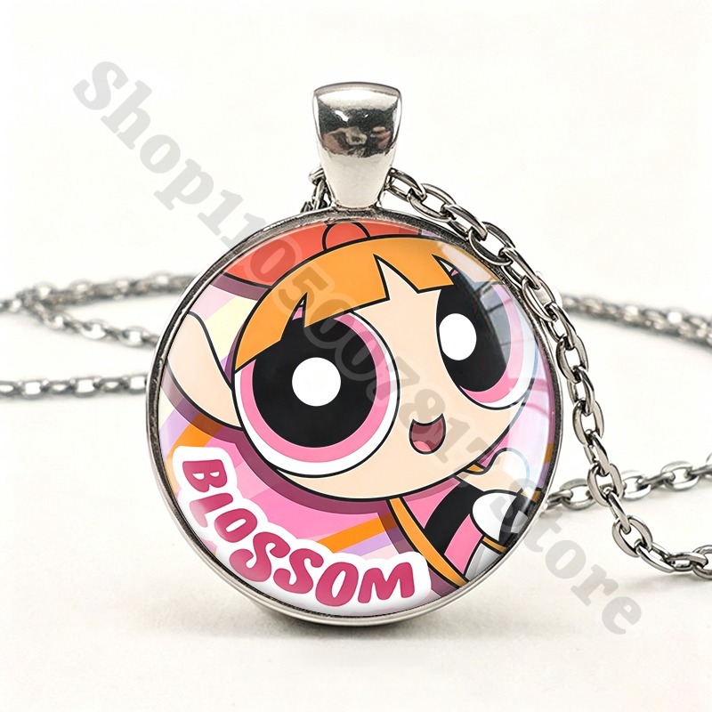 Kawaii Powerpuffs Kız Çocuklar - Anime Pendant Necklace incelemesi ve fiyatı