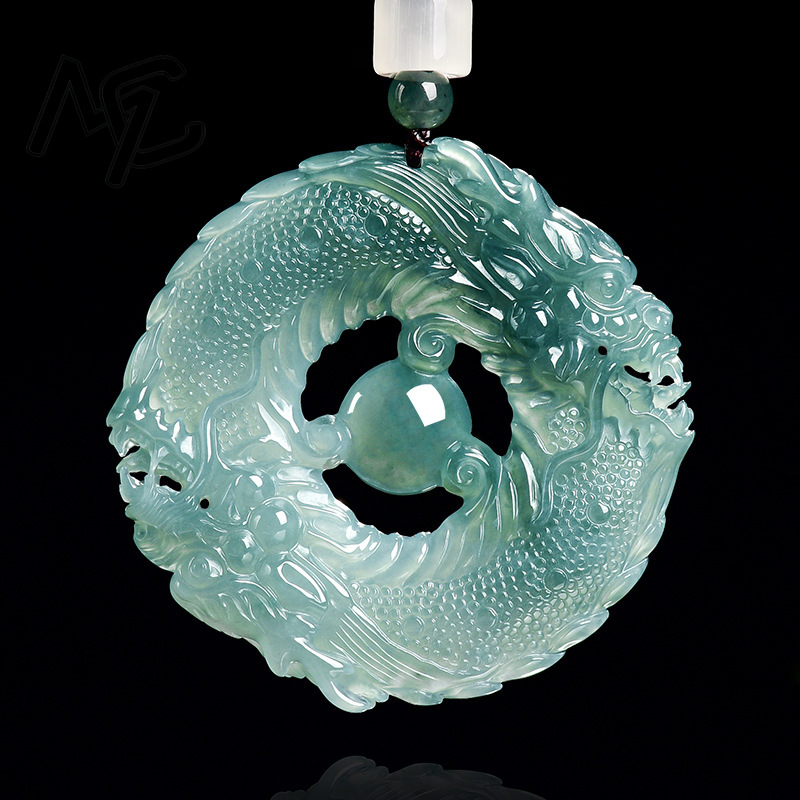 Doğal Gerçek Zümrüt Mavi Su Ye - Necklaces incelemesi ve fiyatı