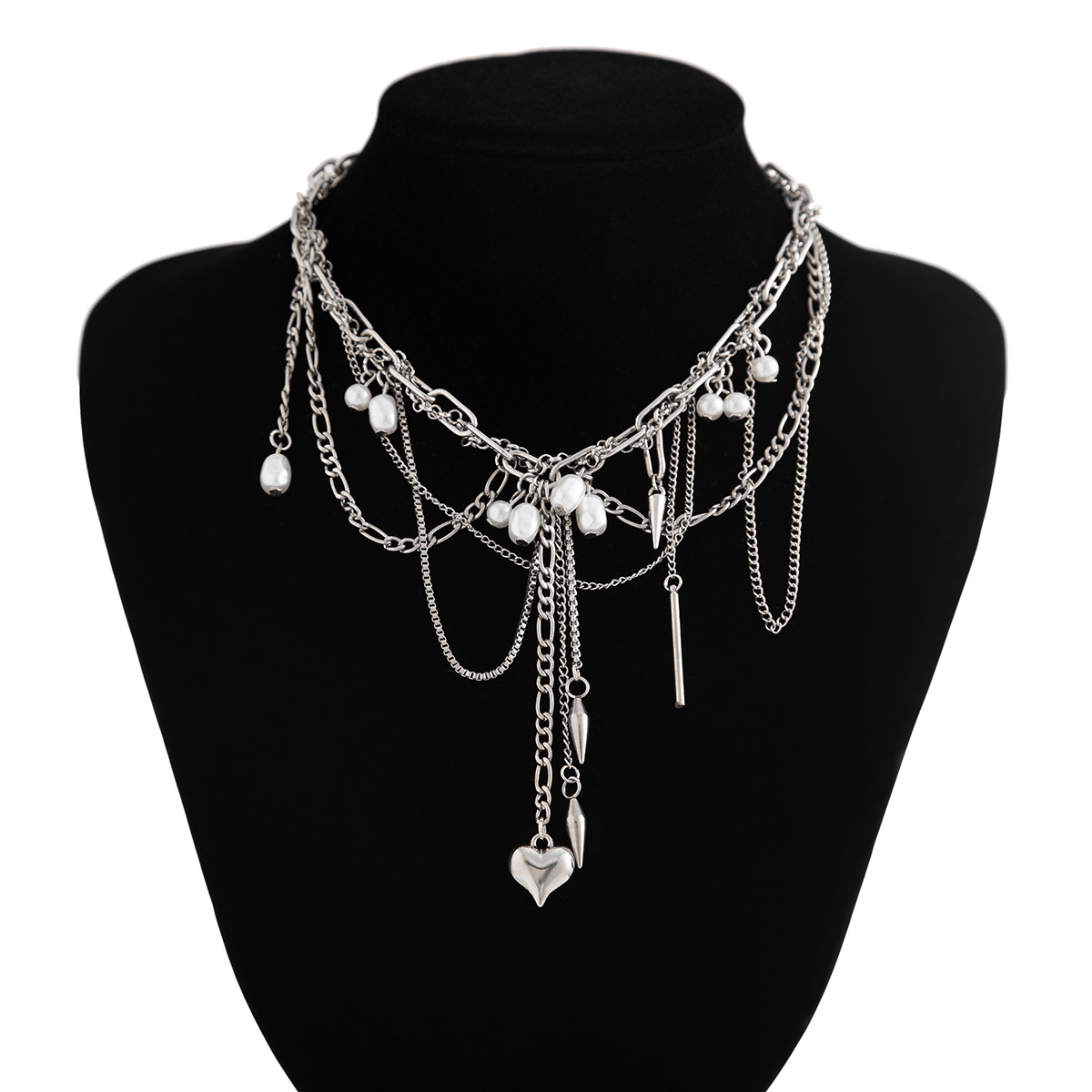 Vintage Düzensiz Taklit İnci K - Pearl Choker Necklace Vintage incelemesi ve fiyatı