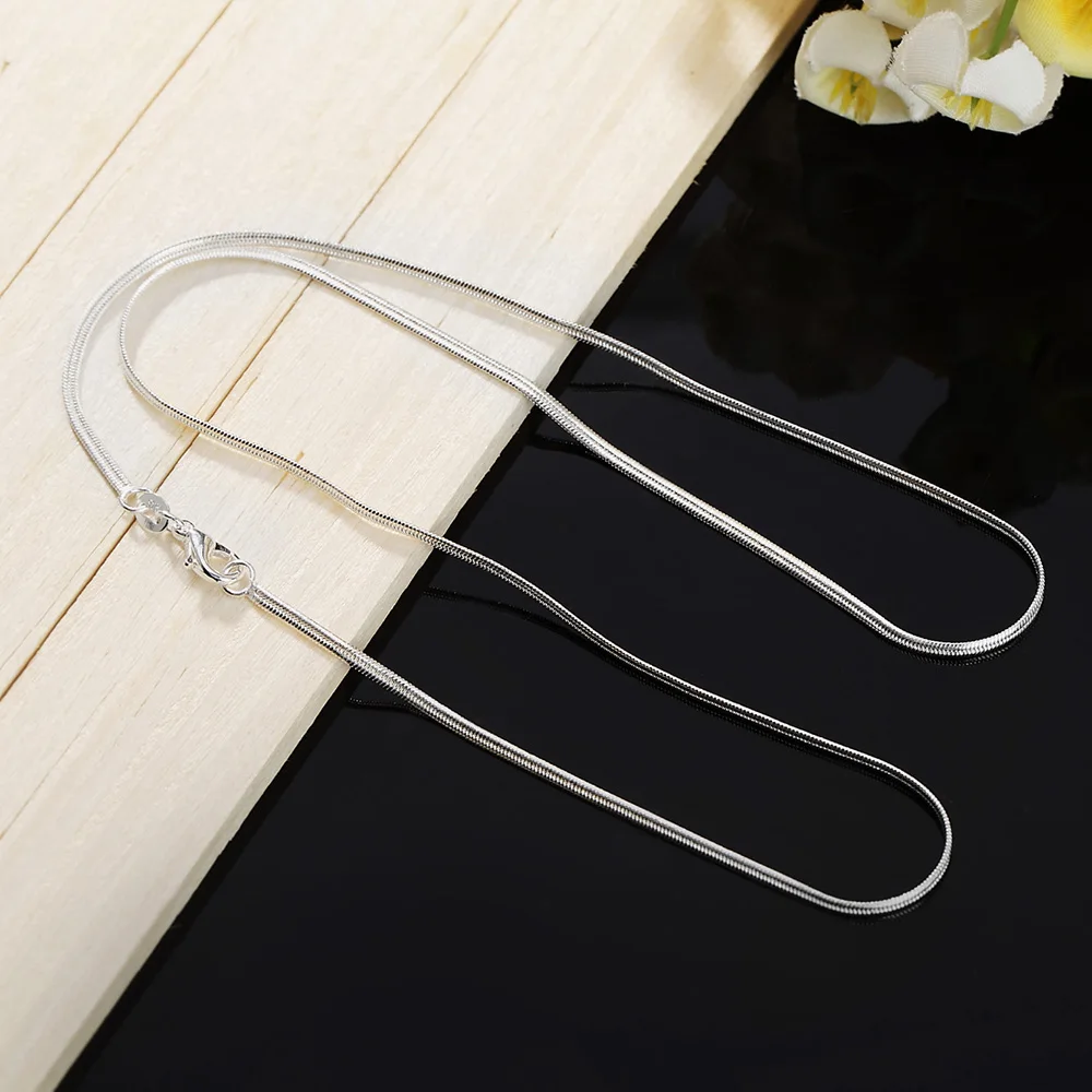 40-75cm uzunluk 925 ayar gümüş - 925 Sterling Silver Chain Necklace Men incelemesi ve fiyatı