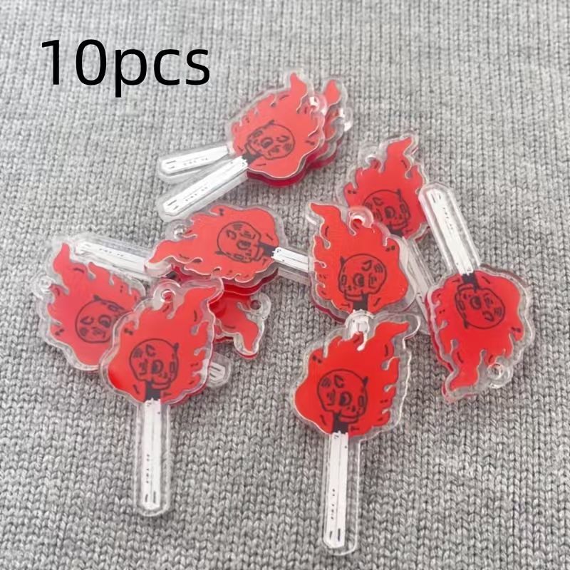 10 adet akrilik kafatası kolye - Earrings incelemesi ve fiyatı