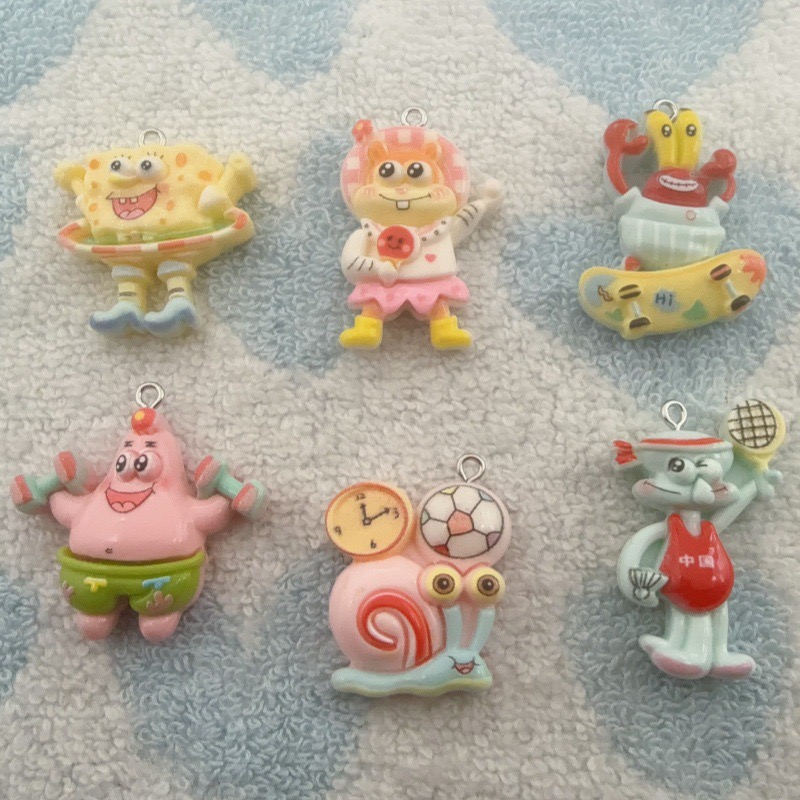 10 adet karikatür reçine kolye - Earrings incelemesi ve fiyatı