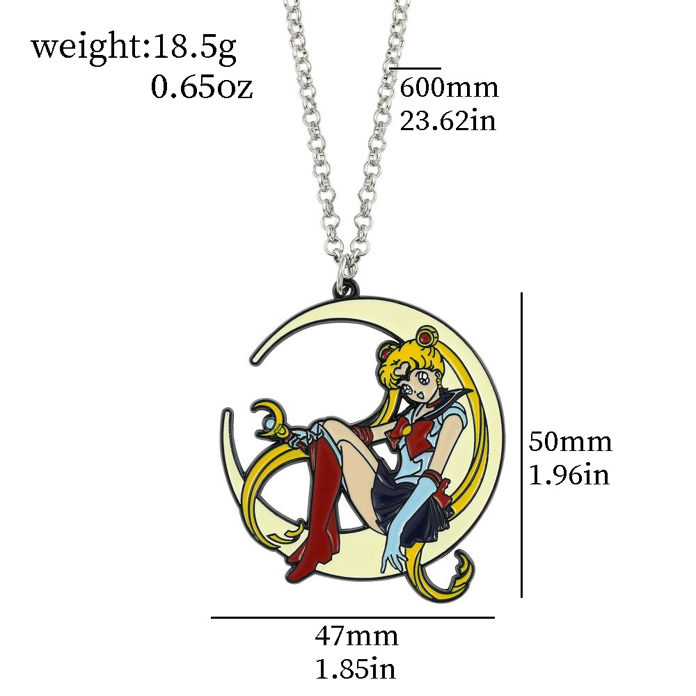 Tatlı Anime Metal Emaye Kolye  - Anime Pendant Necklace incelemesi ve fiyatı