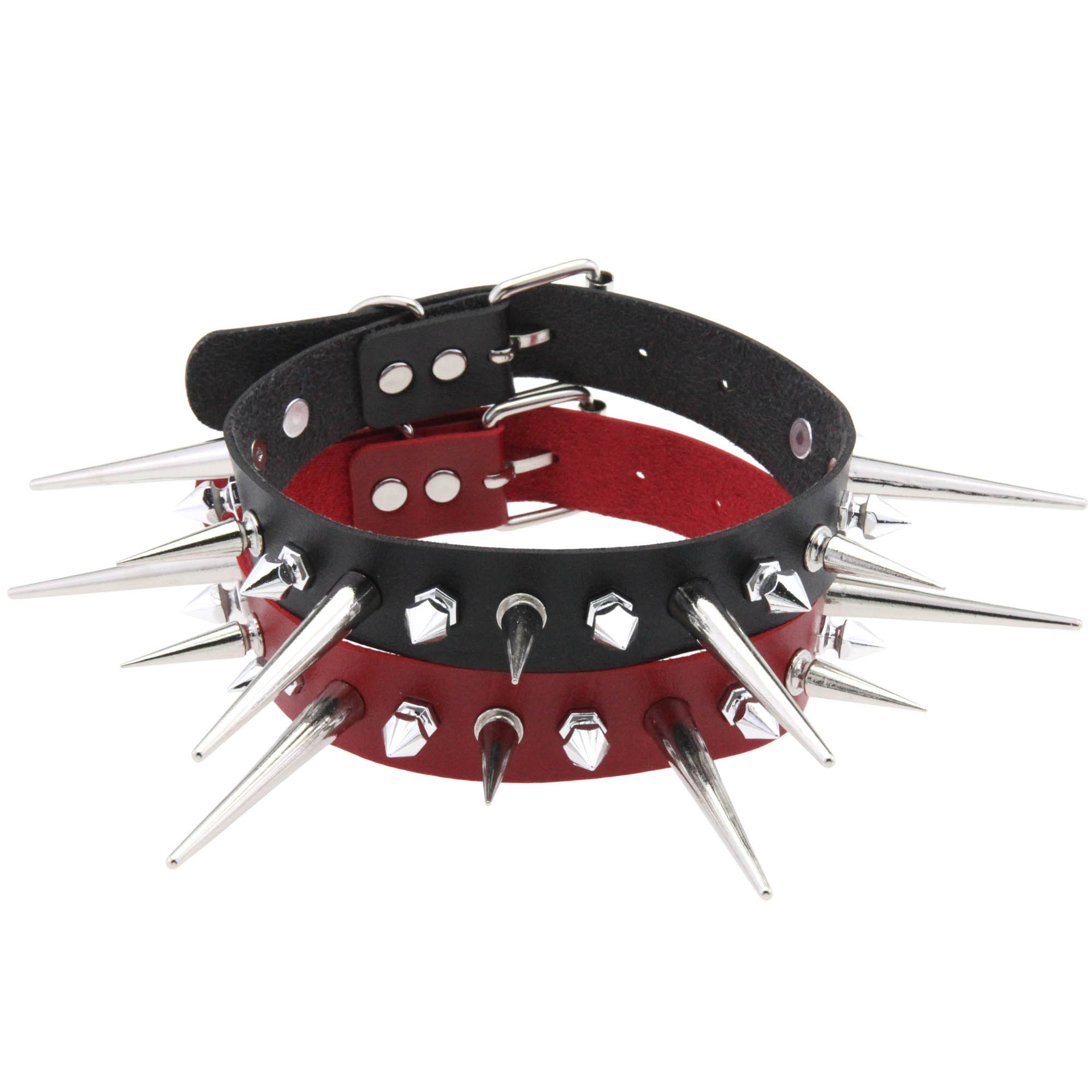 KMVEXO Punk uzun başak gerdanl - Goth Punk Spike Choker incelemesi ve fiyatı