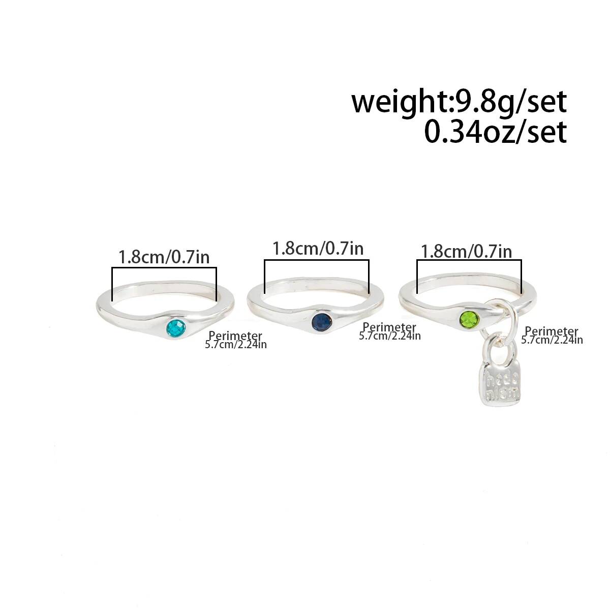 Ingemark 3 adet/takım Vintage  - Vintage Punk Knuckle Rings Set incelemesi ve fiyatı