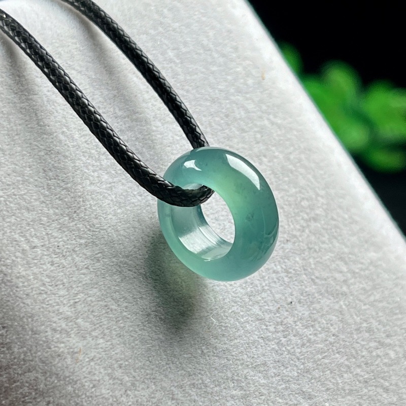 Doğal Zümrüt Mavi Su Şanslı Bo - Necklaces incelemesi ve fiyatı