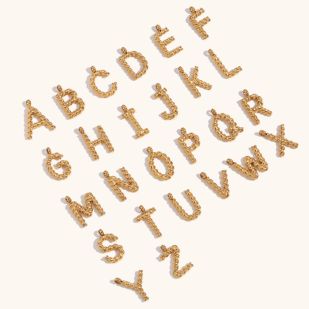 Kişiselleştirilmiş 3D Harf Kol - Initial Letter Necklace 18K Gold incelemesi ve fiyatı