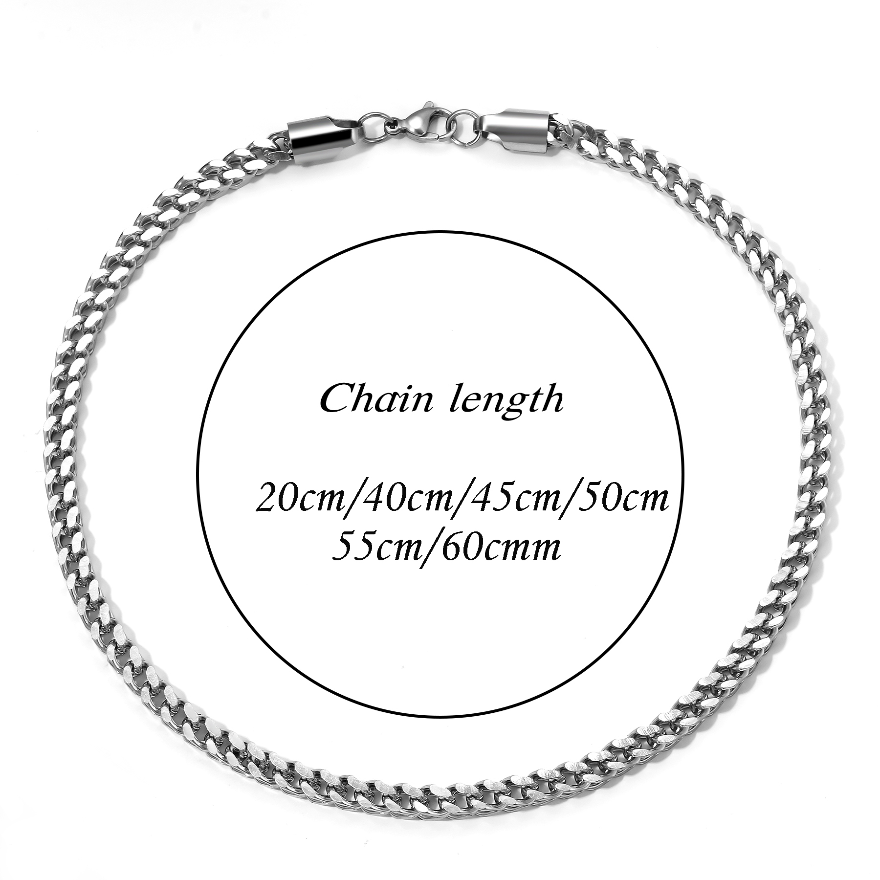 1 adet boyutu 3mm-5mm altın/gü - Cuban Link Chain 12Mm incelemesi ve fiyatı