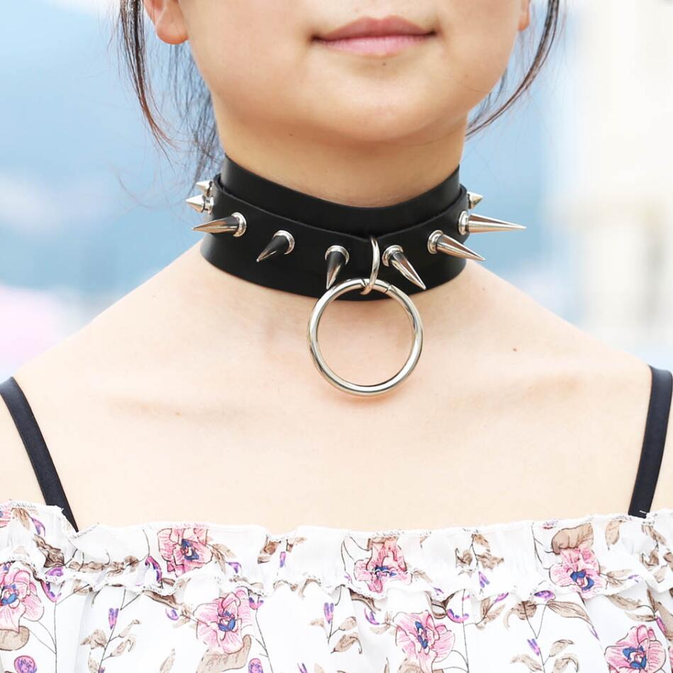 Uzun çivili gerdanlık Punk yak - Goth Punk Spike Choker incelemesi ve fiyatı