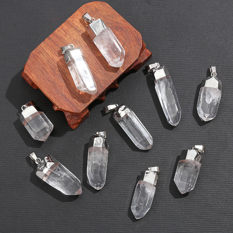 Doğal Şeffaf Kuvars Kristal Ko - Crystal Pendant Necklace Natural Stone incelemesi ve fiyatı