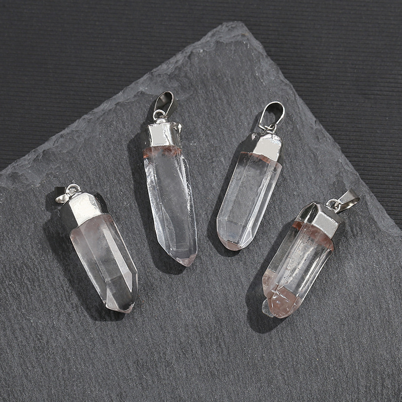 Doğal Şeffaf Kuvars Kristal Ko - Crystal Pendant Necklace Natural Stone incelemesi ve fiyatı
