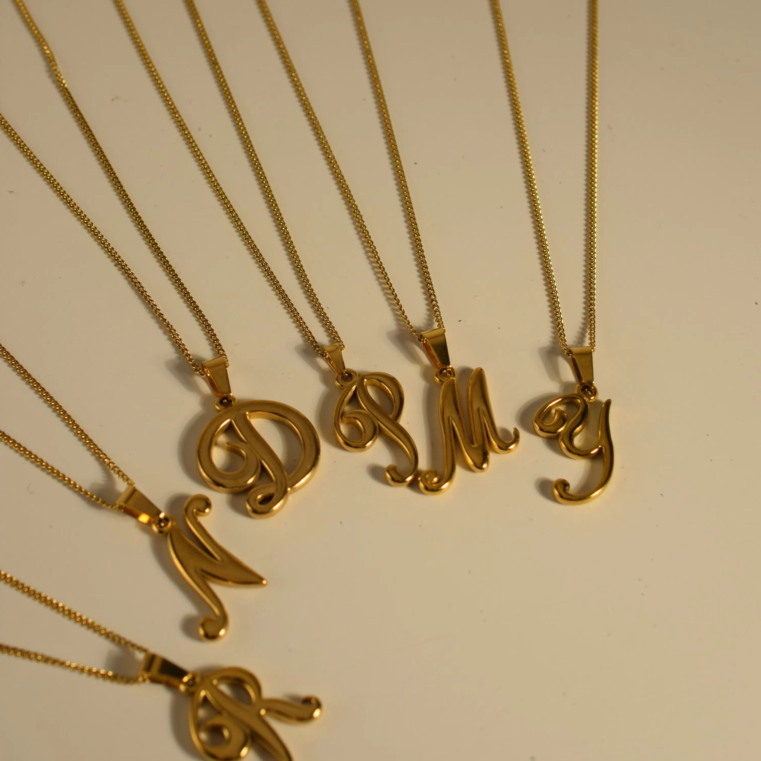18 Ayar Altın Kaplama Paslanma - Initial Letter Necklace 18K Gold incelemesi ve fiyatı