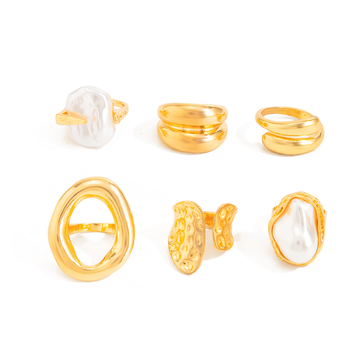 Ingemark 6 adet/takım Boho İmi - Vintage Punk Knuckle Rings Set incelemesi ve fiyatı