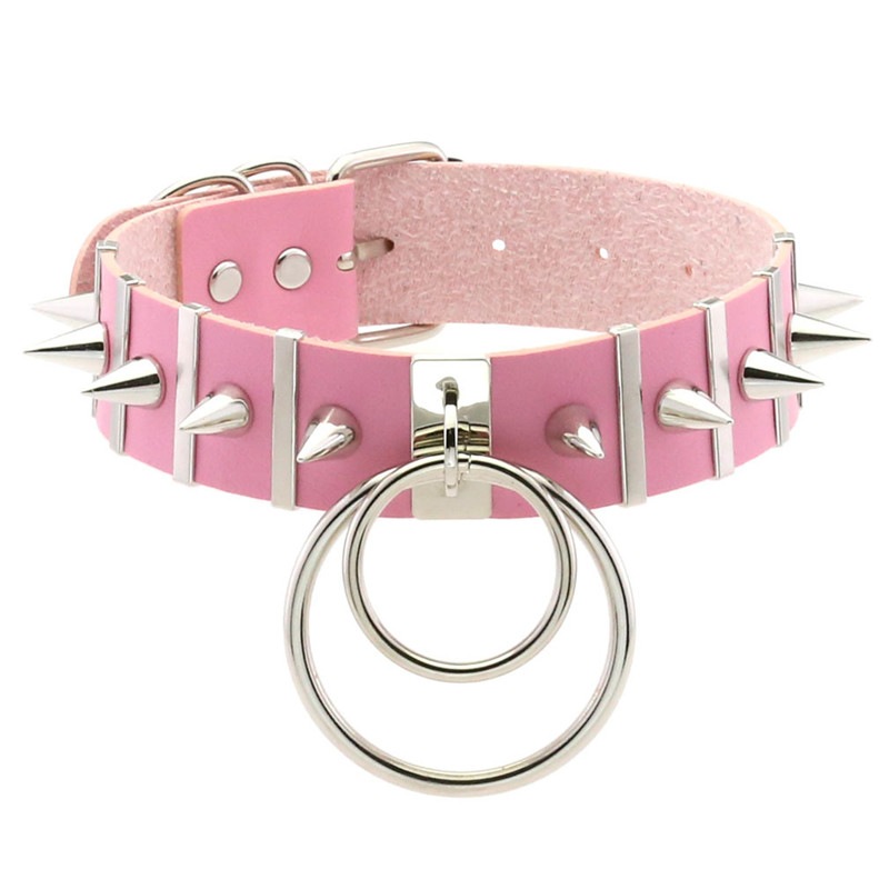 Pembe Esaret Başak Gerdanlık B - Goth Punk Spike Choker incelemesi ve fiyatı