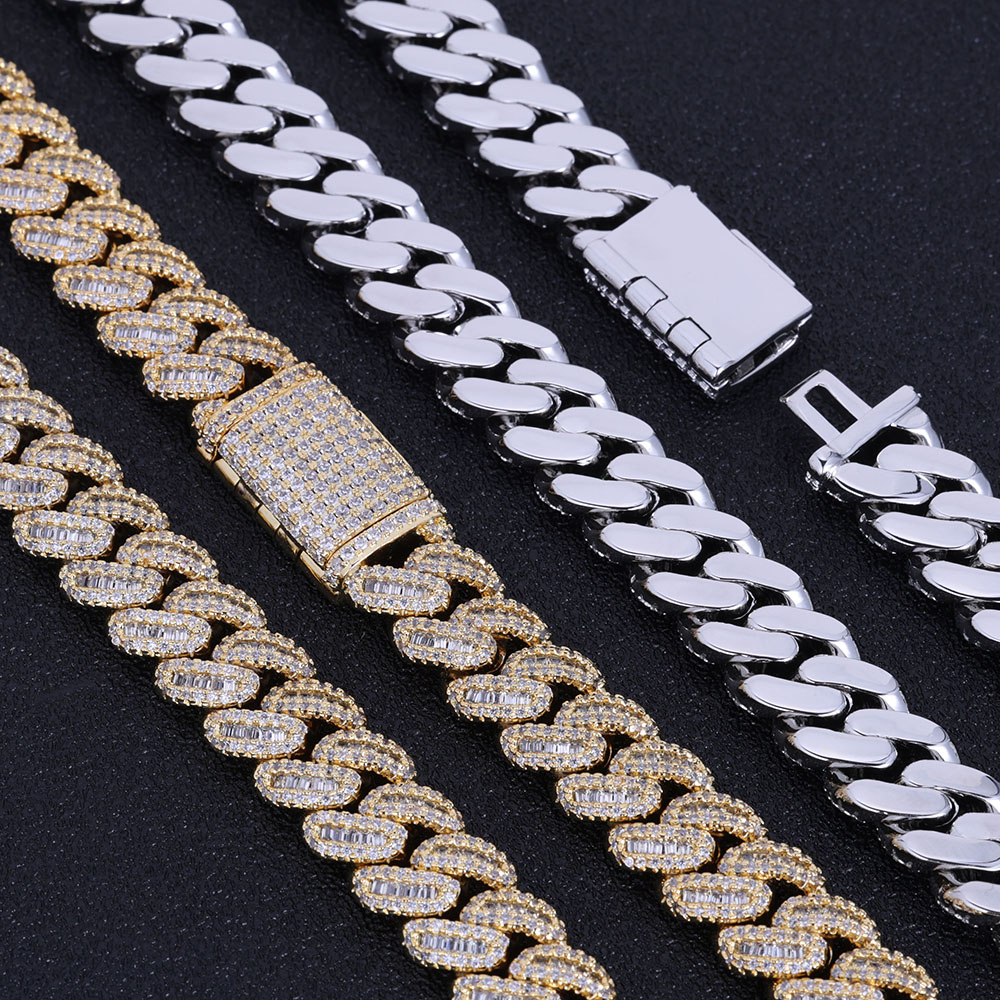 NUOYA Hip Hop takı yüksek kali - Cuban Link Chain 12Mm incelemesi ve fiyatı
